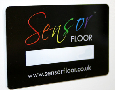 The Sensor Floor swipe card